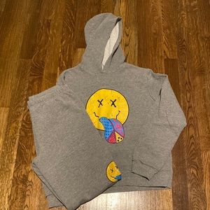 Dennys Menu girls brand sweats and hoodie set size large